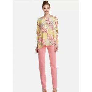 Lilly Pulitzer Womens Worth Jeans Sherbet Colored Straight Leg Stretch‎ Size 0